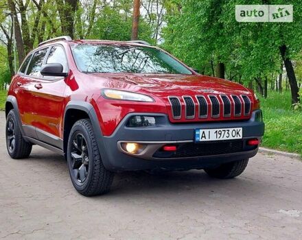 Червоний Джип Cherokee, об'ємом двигуна 3.24 л та пробігом 131 тис. км за 17000 $, фото 17 на Automoto.ua