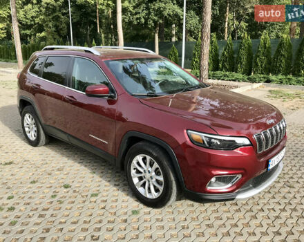 Красный Джип Чероки, объемом двигателя 2.36 л и пробегом 210 тыс. км за 14500 $, фото 6 на Automoto.ua