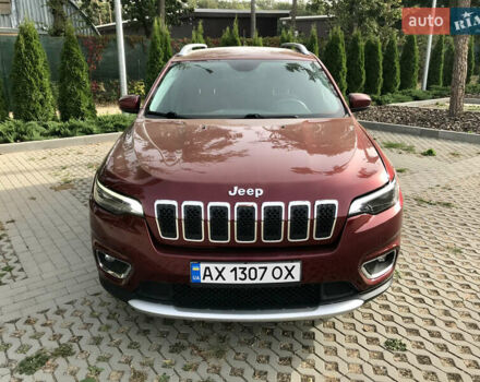 Красный Джип Чероки, объемом двигателя 2.36 л и пробегом 210 тыс. км за 14500 $, фото 1 на Automoto.ua