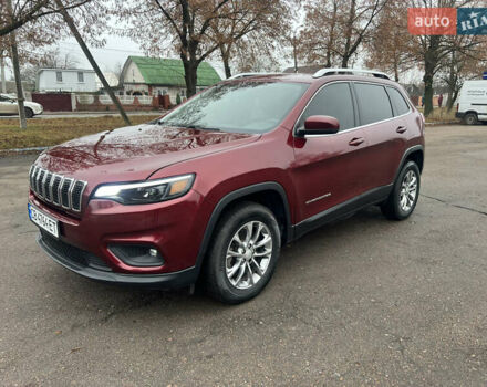 Красный Джип Чероки, объемом двигателя 2.4 л и пробегом 187 тыс. км за 14700 $, фото 1 на Automoto.ua