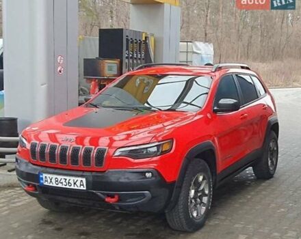 Красный Джип Чероки, объемом двигателя 3.24 л и пробегом 51 тыс. км за 18500 $, фото 3 на Automoto.ua