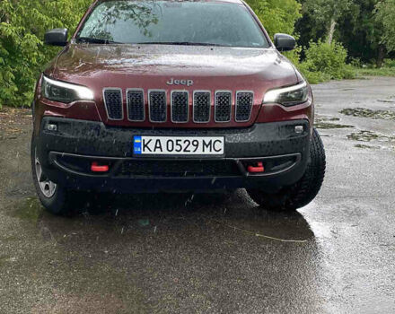 Червоний Джип Cherokee, об'ємом двигуна 2 л та пробігом 60 тис. км за 19500 $, фото 1 на Automoto.ua