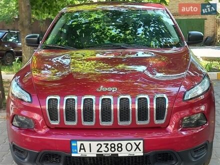 Червоний Джип Cherokee, об'ємом двигуна 2.36 л та пробігом 162 тис. км за 12500 $, фото 1 на Automoto.ua