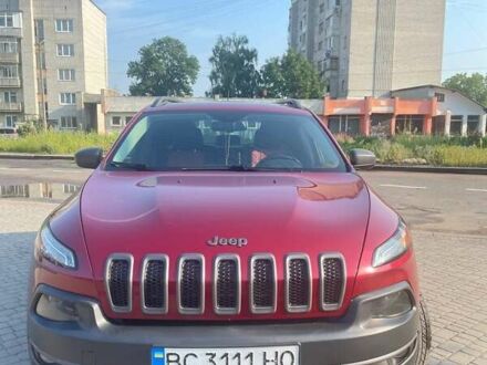 Джип Cherokee 2014 у Самборе на Automoto.ua Червоний Джип Cherokee, об'ємом двигуна 3.24 л та пробігом 171 тис. км за 15000 $, фото 1 на Automoto.ua