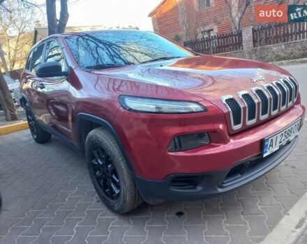 Красный Джип Чероки, объемом двигателя 2.36 л и пробегом 162 тыс. км за 13000 $, фото 1 на Automoto.ua