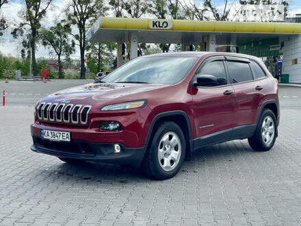 Червоний Джип Cherokee, об'ємом двигуна 2.4 л та пробігом 107 тис. км за 15500 $, фото 1 на Automoto.ua