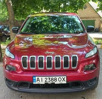 Червоний Джип Cherokee, об'ємом двигуна 2.36 л та пробігом 161 тис. км за 14500 $, фото 1 на Automoto.ua