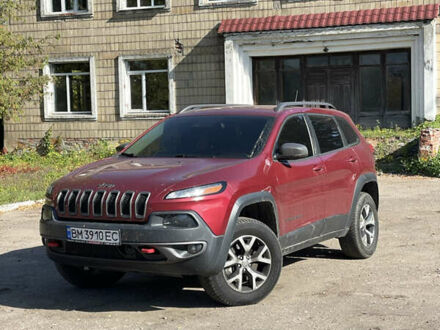 Джип Чероки 2014 в Тростянец на Automoto.ua Красный Джип Чероки, объемом двигателя 3.24 л и пробегом 234 тыс. км за 13000 $, фото 1 на Automoto.ua