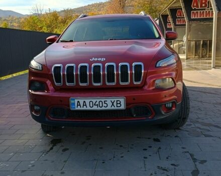 Красный Джип Чероки, объемом двигателя 2.4 л и пробегом 177 тыс. км за 11900 $, фото 1 на Automoto.ua