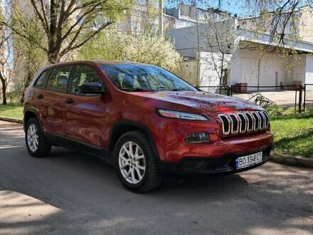 Червоний Джип Cherokee, об'ємом двигуна 2.36 л та пробігом 124 тис. км за 11600 $, фото 1 на Automoto.ua