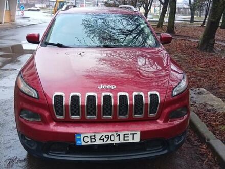 Красный Джип Чероки, объемом двигателя 2.36 л и пробегом 334 тыс. км за 10400 $, фото 1 на Automoto.ua
