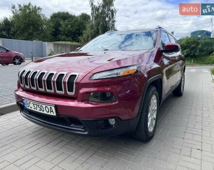 Красный Джип Чероки, объемом двигателя 2.36 л и пробегом 92 тыс. км за 14500 $, фото 1 на Automoto.ua