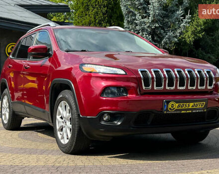 Червоний Джип Cherokee, об'ємом двигуна 2.4 л та пробігом 92 тис. км за 15300 $, фото 1 на Automoto.ua