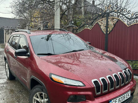 Красный Джип Чероки, объемом двигателя 2.36 л и пробегом 75 тыс. км за 15300 $, фото 1 на Automoto.ua