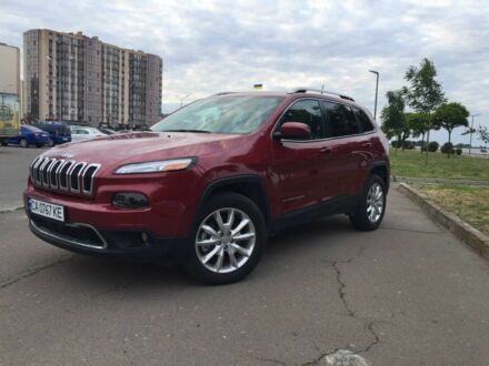 Червоний Джип Cherokee, об'ємом двигуна 2.4 л та пробігом 57 тис. км за 16700 $, фото 1 на Automoto.ua