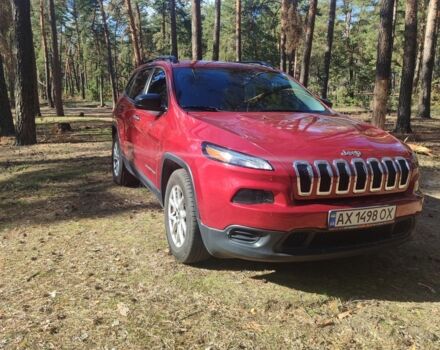 Красный Джип Чероки, объемом двигателя 2.4 л и пробегом 150 тыс. км за 14700 $, фото 1 на Automoto.ua
