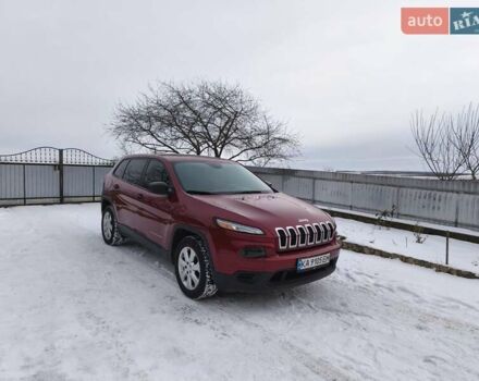 Червоний Джип Cherokee, об'ємом двигуна 2.4 л та пробігом 218 тис. км за 12500 $, фото 1 на Automoto.ua