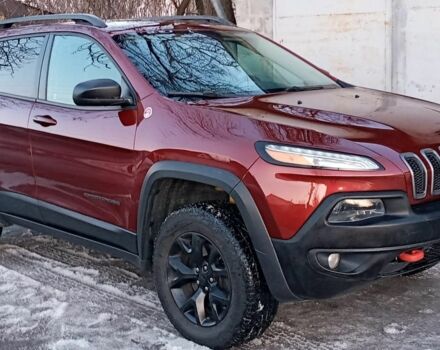 Красный Джип Чероки, объемом двигателя 3.2 л и пробегом 140 тыс. км за 15200 $, фото 1 на Automoto.ua