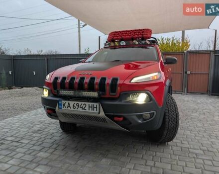 Красный Джип Чероки, объемом двигателя 3.24 л и пробегом 58 тыс. км за 22999 $, фото 1 на Automoto.ua