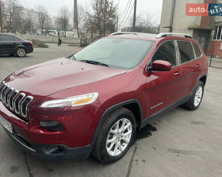 Красный Джип Чероки, объемом двигателя 2.36 л и пробегом 106 тыс. км за 14200 $, фото 1 на Automoto.ua