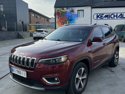 Красный Джип Чероки, объемом двигателя 3.24 л и пробегом 120 тыс. км за 18100 $, фото 1 на Automoto.ua