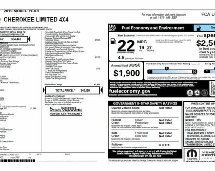 Сірий Джип Cherokee, об'ємом двигуна 3.2 л та пробігом 11 тис. км за 22799 $, фото 23 на Automoto.ua