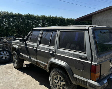 Серый Джип Чероки, объемом двигателя 4 л и пробегом 100 тыс. км за 4250 $, фото 1 на Automoto.ua