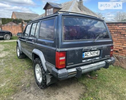 Синій Джип Cherokee, об'ємом двигуна 3.96 л та пробігом 324 тис. км за 6800 $, фото 3 на Automoto.ua