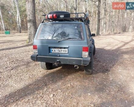 Синий Джип Чероки, объемом двигателя 3.96 л и пробегом 258 тыс. км за 6999 $, фото 2 на Automoto.ua