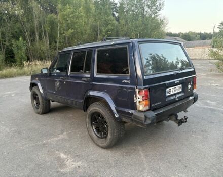 Синий Джип Чероки, объемом двигателя 2.5 л и пробегом 250 тыс. км за 3450 $, фото 4 на Automoto.ua