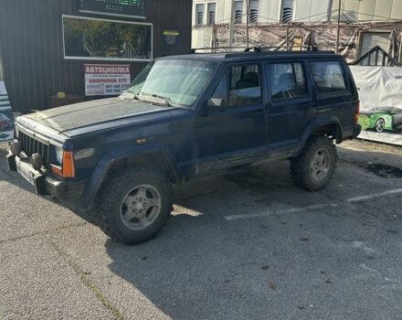 Синій Джип Cherokee, об'ємом двигуна 2.5 л та пробігом 371 тис. км за 3600 $, фото 4 на Automoto.ua