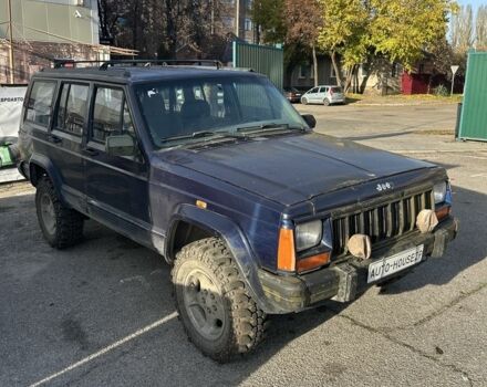 Синій Джип Cherokee, об'ємом двигуна 2.5 л та пробігом 371 тис. км за 3600 $, фото 2 на Automoto.ua