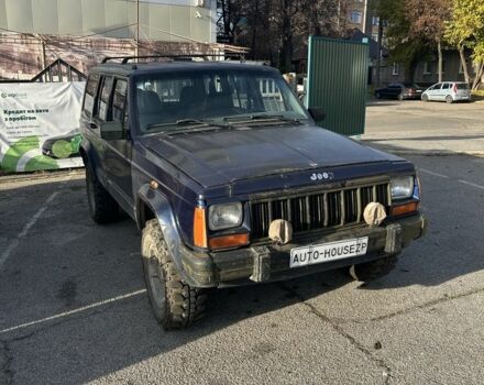 Синій Джип Cherokee, об'ємом двигуна 2.5 л та пробігом 371 тис. км за 3600 $, фото 1 на Automoto.ua