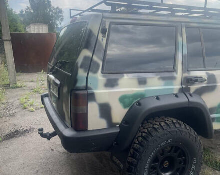 Синий Джип Чероки, объемом двигателя 2.5 л и пробегом 235 тыс. км за 12600 $, фото 3 на Automoto.ua