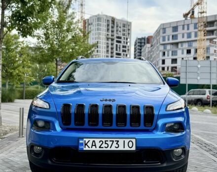 Синій Джип Cherokee, об'ємом двигуна 2.4 л та пробігом 75 тис. км за 14000 $, фото 1 на Automoto.ua