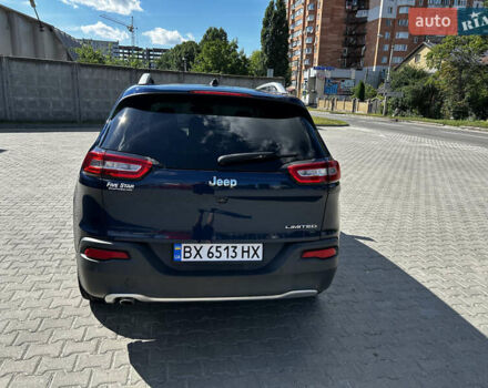 Синий Джип Чероки, объемом двигателя 2.36 л и пробегом 158 тыс. км за 13200 $, фото 4 на Automoto.ua