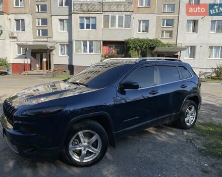 Синий Джип Чероки, объемом двигателя 2.36 л и пробегом 160 тыс. км за 13800 $, фото 1 на Automoto.ua