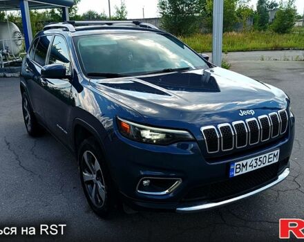 Синий Джип Чероки, объемом двигателя 3.2 л и пробегом 141 тыс. км за 10000 $, фото 1 на Automoto.ua