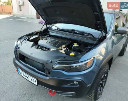 Синий Джип Чероки, объемом двигателя 3.24 л и пробегом 125 тыс. км за 25000 $, фото 16 на Automoto.ua