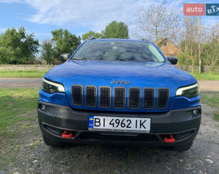 Синий Джип Чероки, объемом двигателя 3.2 л и пробегом 135 тыс. км за 22000 $, фото 1 на Automoto.ua