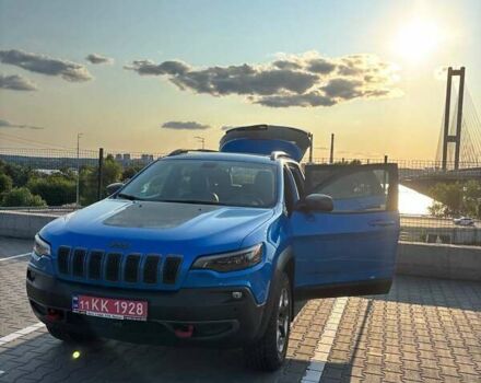 Синий Джип Чероки, объемом двигателя 3.24 л и пробегом 125 тыс. км за 20000 $, фото 7 на Automoto.ua