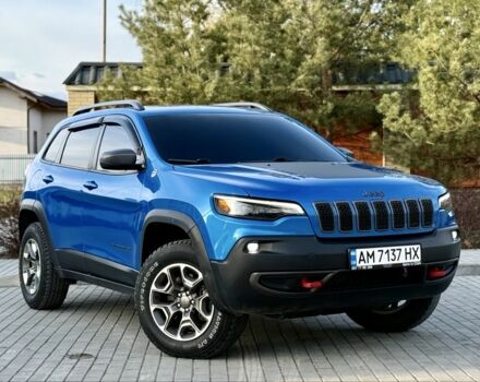 Синий Джип Чероки, объемом двигателя 3.2 л и пробегом 65 тыс. км за 23700 $, фото 1 на Automoto.ua