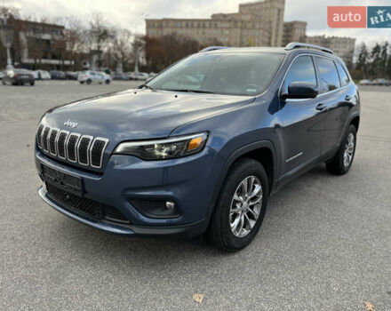Синий Джип Чероки, объемом двигателя 3.24 л и пробегом 56 тыс. км за 21000 $, фото 1 на Automoto.ua