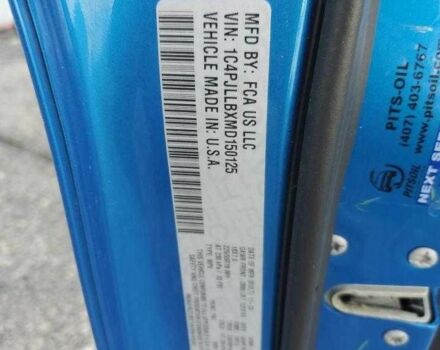 Синий Джип Чероки, объемом двигателя 2.4 л и пробегом 124 тыс. км за 2500 $, фото 12 на Automoto.ua