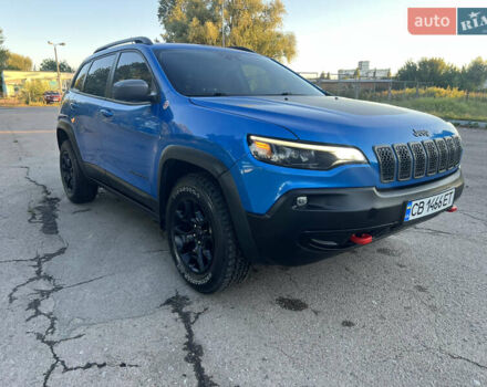 Синий Джип Чероки, объемом двигателя 3.2 л и пробегом 133 тыс. км за 21500 $, фото 3 на Automoto.ua