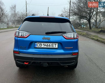 Синий Джип Чероки, объемом двигателя 3.2 л и пробегом 133 тыс. км за 20000 $, фото 13 на Automoto.ua