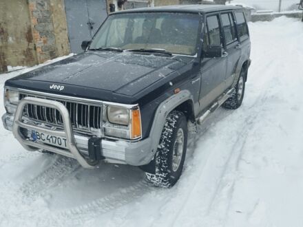 Синій Джип Cherokee, об'ємом двигуна 2.5 л та пробігом 240 тис. км за 4750 $, фото 1 на Automoto.ua