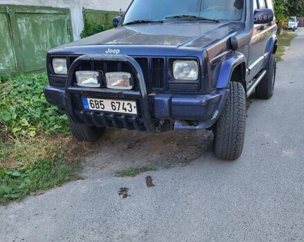 Джип Чероки 1999 в Броварах на Automoto.ua Синий Джип Чероки, объемом двигателя 2.5 л и пробегом 235 тыс. км за 2900 $, фото 1 на Automoto.ua