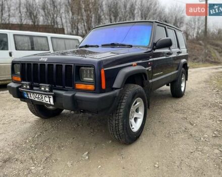 Синій Джип Cherokee, об'ємом двигуна 2.5 л та пробігом 268 тис. км за 7900 $, фото 1 на Automoto.ua
