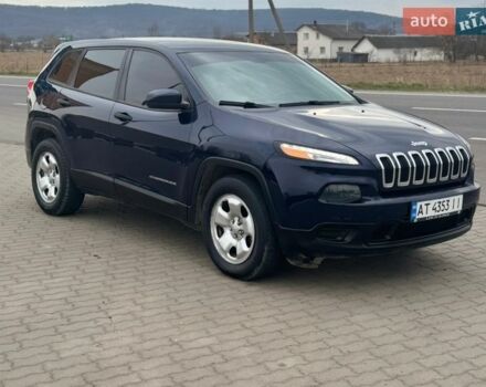 Синий Джип Чероки, объемом двигателя 2.36 л и пробегом 329 тыс. км за 9500 $, фото 1 на Automoto.ua